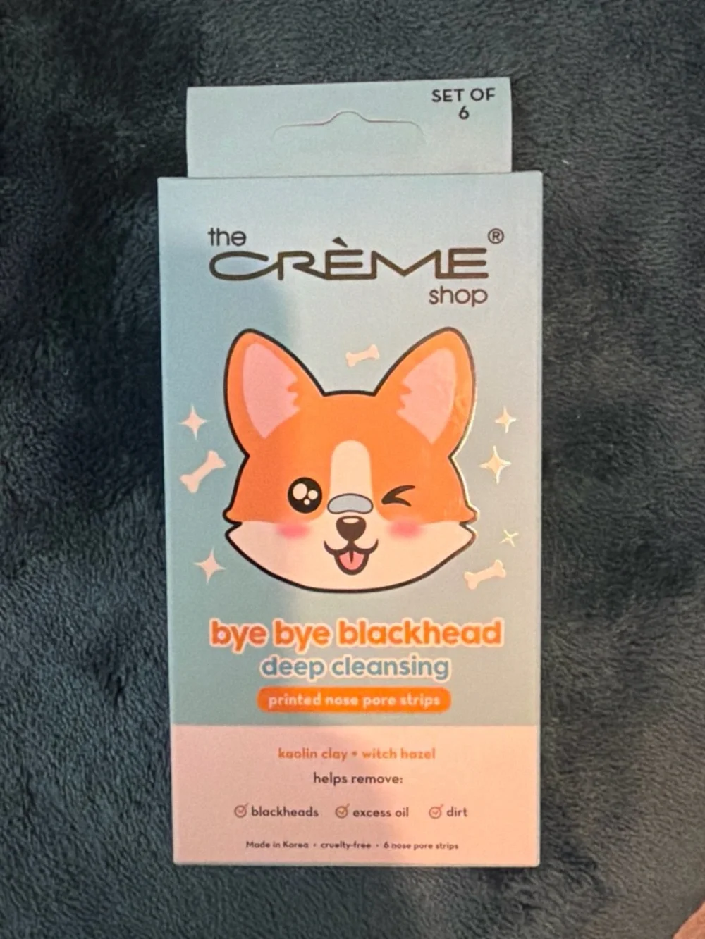 the CREME shop Bye Bye Blackhead Deep Cleansing Nose Pore Strips - Blue & Orange
